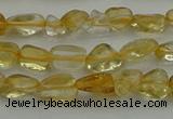 CCH672 15.5 inches 4*6mm - 5*8mm citrine gemstone chips beads