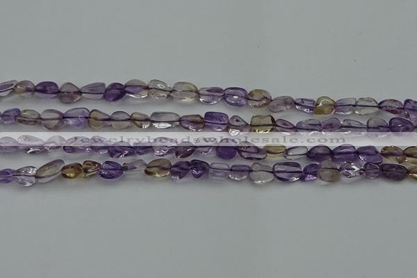 CCH674 15.5 inches 4*6mm - 5*8mm ametrine gemstone chips beads