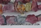 CCH707 15.5 inches 6*8mm - 10*14mm watermelon tourmaline chips beads