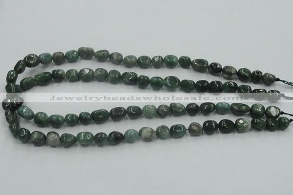 CCJ11 15.5 inches 8*12mm nugget natural African jade beads wholesale