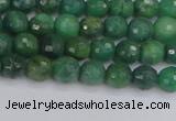 CCJ410 15.5 inches 4mm faceted round west African jade beads