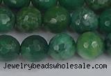 CCJ413 15.5 inches 10mm faceted round west African jade beads