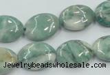 CCJ50 15.5 inches 13*18mm oval African jade gemstone beads