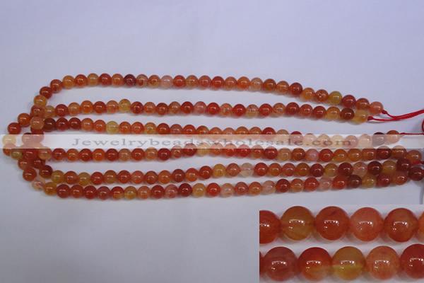 CCL02 15 inches 6mm round carnelian gemstone beads wholesale