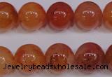 CCL06 15 inches 14mm round carnelian gemstone beads wholesale