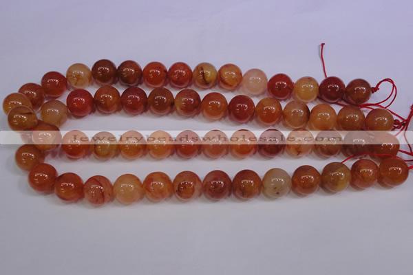 CCL06 15 inches 14mm round carnelian gemstone beads wholesale