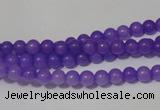 CCN09 15.5 inches 4mm round candy jade beads wholesale