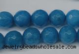 CCN1204 15.5 inches 12mm faceted round candy jade beads wholesale