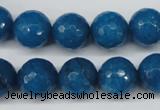 CCN1205 15.5 inches 14mm faceted round candy jade beads wholesale