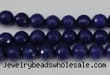 CCN1213 15.5 inches 8mm faceted round candy jade beads wholesale