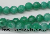 CCN1223 15.5 inches 8mm faceted round candy jade beads wholesale