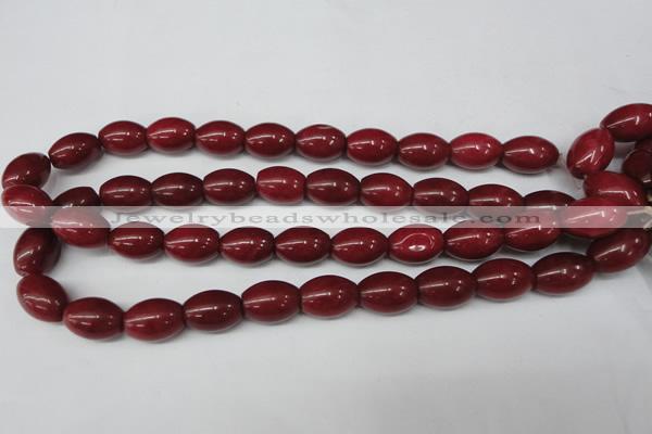 CCN125 15.5 inches 13*18mm rice candy jade beads wholesale