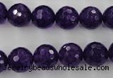 CCN1255 15.5 inches 12mm faceted round candy jade beads wholesale