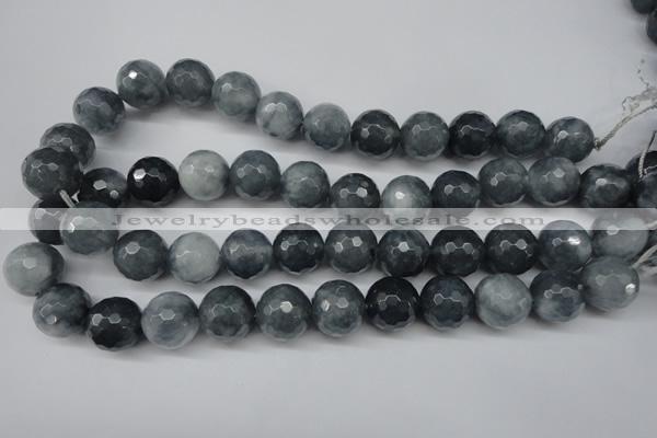 CCN1267 15.5 inches 16mm faceted round candy jade beads wholesale