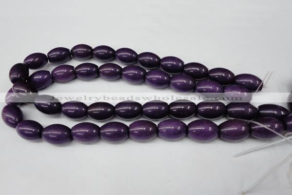 CCN127 15.5 inches 13*18mm rice candy jade beads wholesale