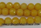 CCN1274 15.5 inches 10mm faceted round candy jade beads wholesale