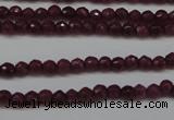 CCN1312 15.5 inches 3mm faceted round candy jade beads wholesale