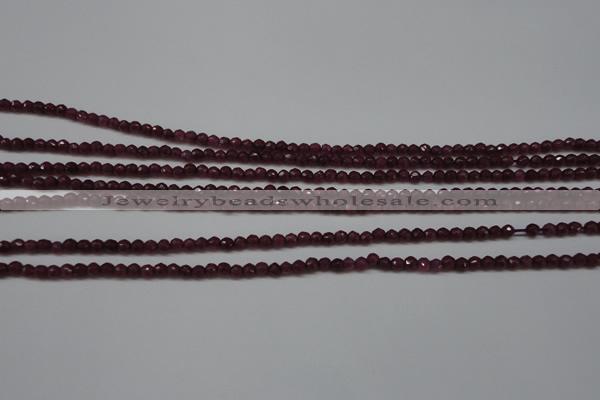 CCN1312 15.5 inches 3mm faceted round candy jade beads wholesale