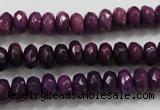 CCN1373 15.5 inches 5*8mm faceted rondelle candy jade beads