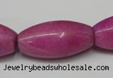 CCN138 15.5 inches 15*30mm rice candy jade beads wholesale