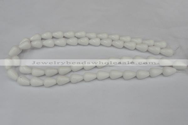 CCN140 15.5 inches 10*14mm teardrop candy jade beads wholesale