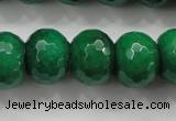 CCN1417 15.5 inches 12*16mm faceted rondelle candy jade beads