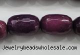 CCN1505 15.5 inches 13*20mm faceted drum candy jade beads wholesale