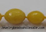 CCN1513 15.5 inches 10*14mm – 20*30mm faceted rice candy jade beads