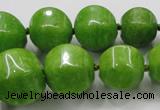 CCN1533 15.5 inches 8*8mm - 20*20mm pumpkin candy jade beads