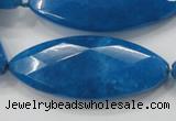 CCN1562 15.5 inches 20*48mm faceted marquise candy jade beads