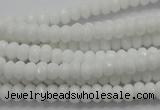 CCN1592 15.5 inches 4*6mm faceted rondelle candy jade beads