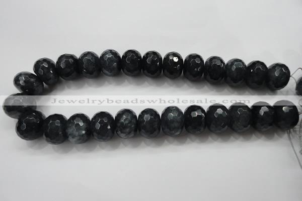 CCN1605 15.5 inches 15*20mm faceted rondelle candy jade beads