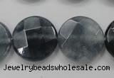 CCN1653 15.5 inches 20mm faceted coin candy jade beads