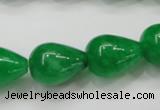 CCN1663 15.5 inches 13*18mm teardrop candy jade beads wholesale