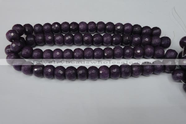 CCN169 15.5 inches 12*16mm faceted rondelle candy jade beads