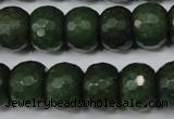 CCN172 15.5 inches 12*16mm faceted rondelle candy jade beads