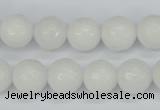 CCN1804 15 inches 12mm faceted round candy jade beads wholesale