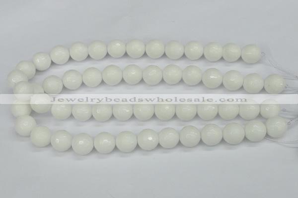 CCN1805 15 inches 14mm faceted round candy jade beads wholesale