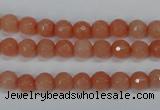 CCN1811 15 inches 6mm faceted round candy jade beads wholesale