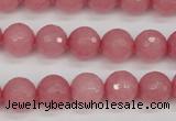 CCN1833 15 inches 10mm faceted round candy jade beads wholesale