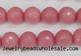 CCN1834 15 inches 12mm faceted round candy jade beads wholesale