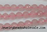 CCN1851 15 inches 6mm faceted round candy jade beads wholesale