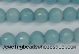 CCN1863 15 inches 10mm faceted round candy jade beads wholesale