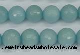 CCN1864 15 inches 12mm faceted round candy jade beads wholesale