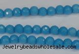 CCN1870 15 inches 4mm faceted round candy jade beads wholesale