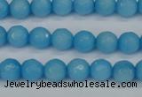 CCN1872 15 inches 8mm faceted round candy jade beads wholesale