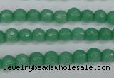 CCN1881 15 inches 6mm faceted round candy jade beads wholesale