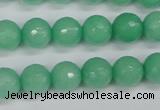 CCN1883 15 inches 10mm faceted round candy jade beads wholesale