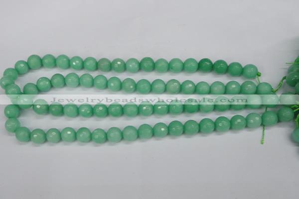 CCN1883 15 inches 10mm faceted round candy jade beads wholesale