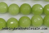 CCN1905 15 inches 14mm faceted round candy jade beads wholesale